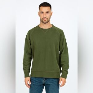 Burgues european brand green khaki sweatshirt L M